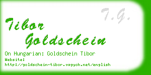 tibor goldschein business card